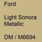 Preview: Ford, Light Sonora Metallic, DM / M6694.